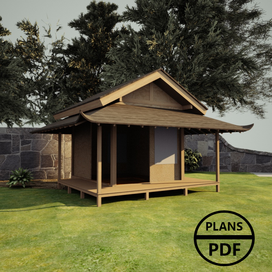 Plan Abri De Jardin En Bois : Plans En Pdf À Télécharger intérieur Plan De Cabane De Jardin