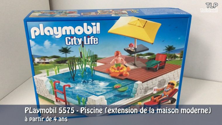 Playmobil 5575 - La Piscine (Extension De La Maison Moderne) dedans Piscine Playmobil 5575