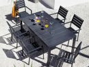 Poltrona Color Antracite Da Giardino In Alluminio | Maisons ... avec Table De Jardin Maison Du Monde