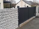 Portail + Clôture Grillage Rigide + Gabion | Grillage Rigide ... pour Cloture Jardin Grillage Rigide