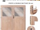 Porte Double 28 Mm Pour Abri De Jardin Bois serapportantà Porte Abris De Jardin En Bois