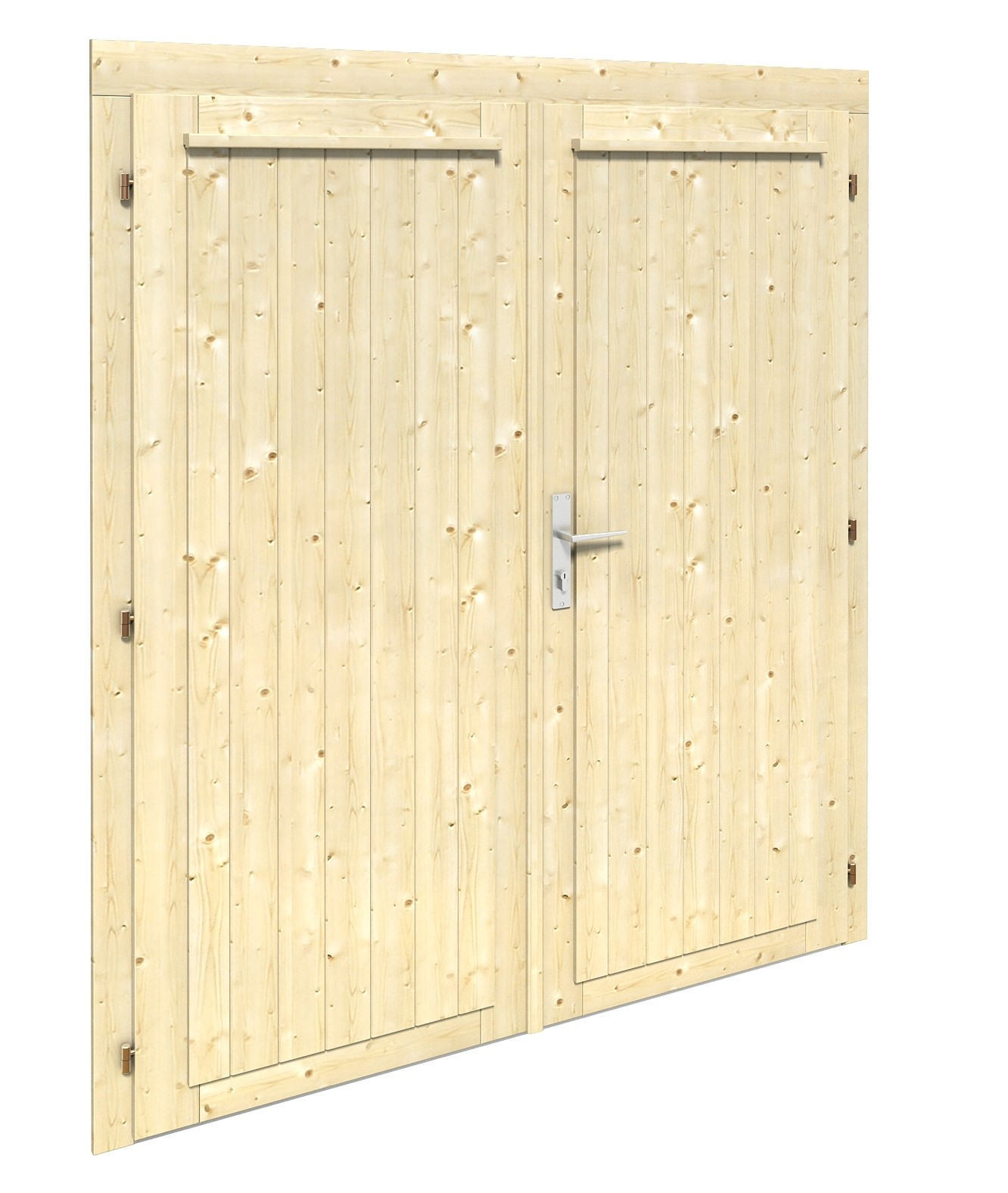 Porte Double Tu28-53P - 28 Mm destiné Porte Abris De Jardin En Bois