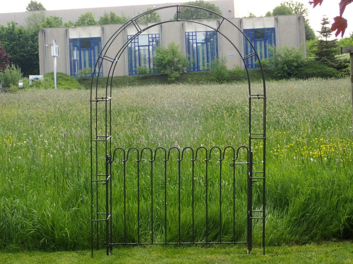 Porte &quot;light&quot; Avec Arche De Jardin - Melabel® Clôtures dedans Arche De Jardin Avec Portillon