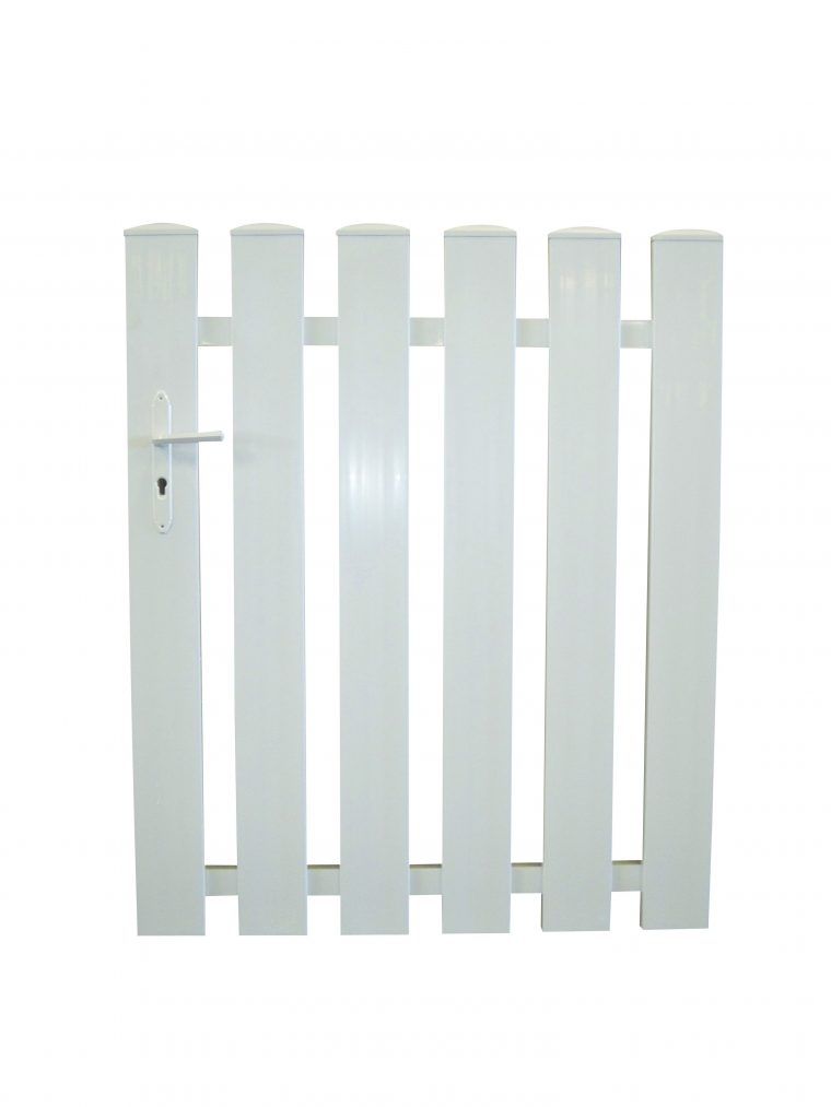 Portillon Battant Auray, L.100 X H.120 Cm, Blanc concernant Leroy Merlin Portillon Jardin
