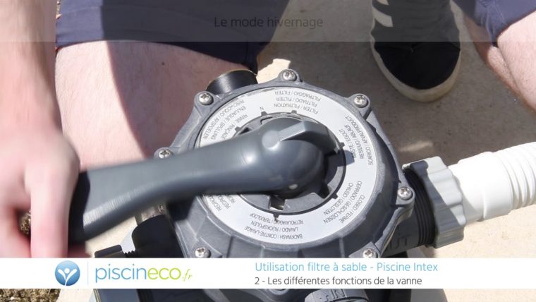 Position Vanne Et Programmation Filtre À Sable Intex pour Filtre A Sable Piscine Mode D Emploi