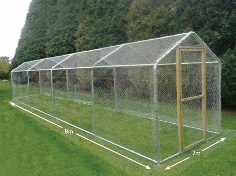 Poulailler/enclos/parc 8X2X2,10M serapportantà Enclos Jardin Poulailler/enclos/parc 8X2X2,10M serapportantà Enclos Jardin