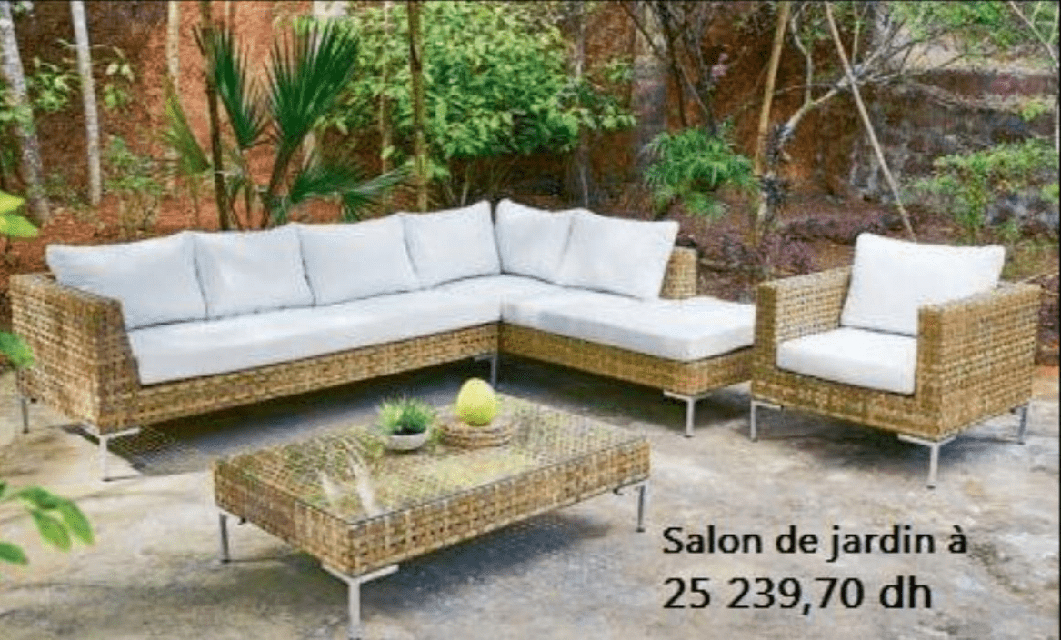 Promotion Salon De Jardin destiné Salon De Jardin Marocain