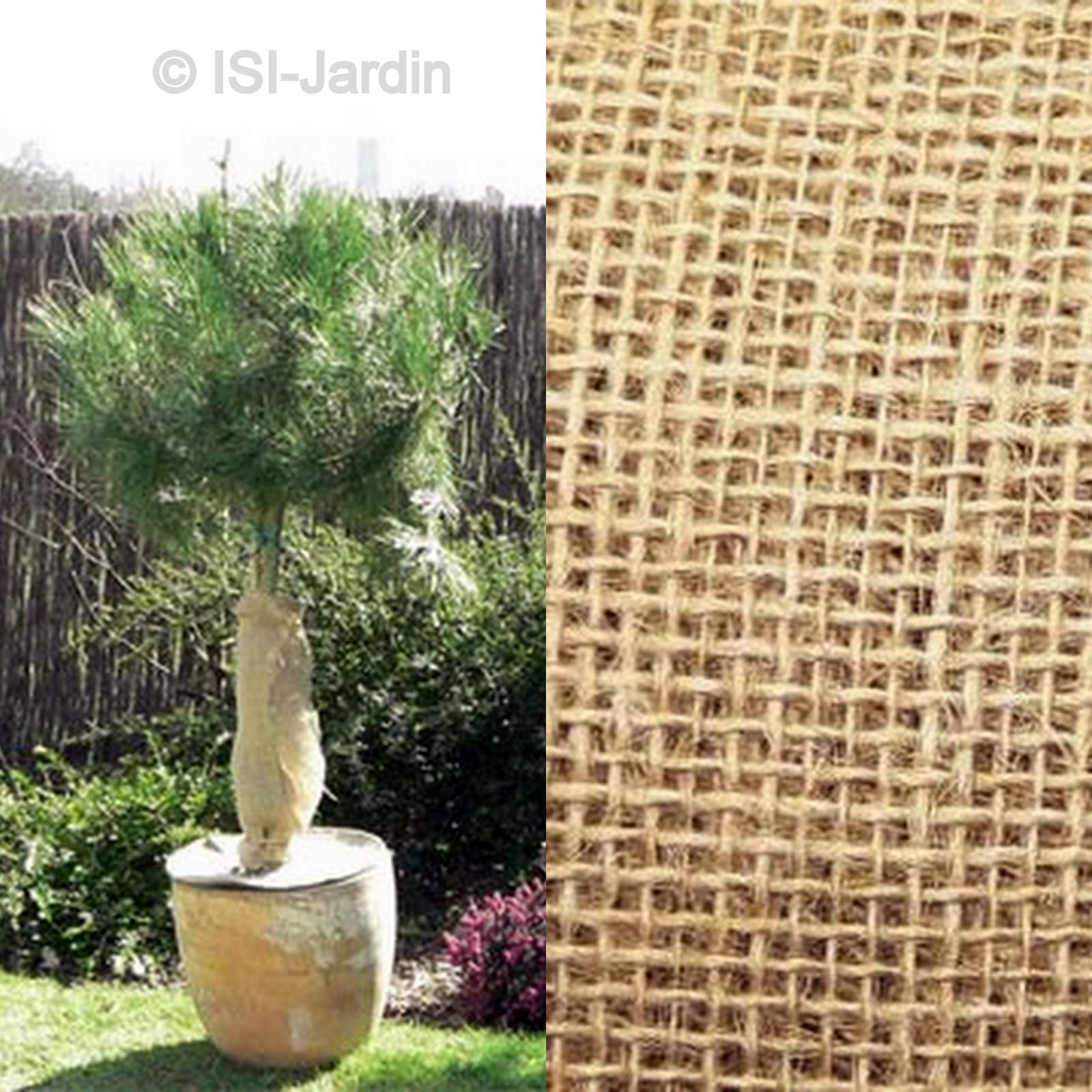 Protection En Toile De Jute 1 Mètre X 10 Mètres, 200 Grammes / M² encequiconcerne Toile Jute Jardin