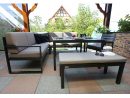 Salon De Jardin Kettler Océan : Canapé D'angle + Table + Banc concernant Kettler Mobilier De Jardin