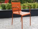 Salon De Jardin Metal Table Et Fauteuils pour Meuble Jardin Metal