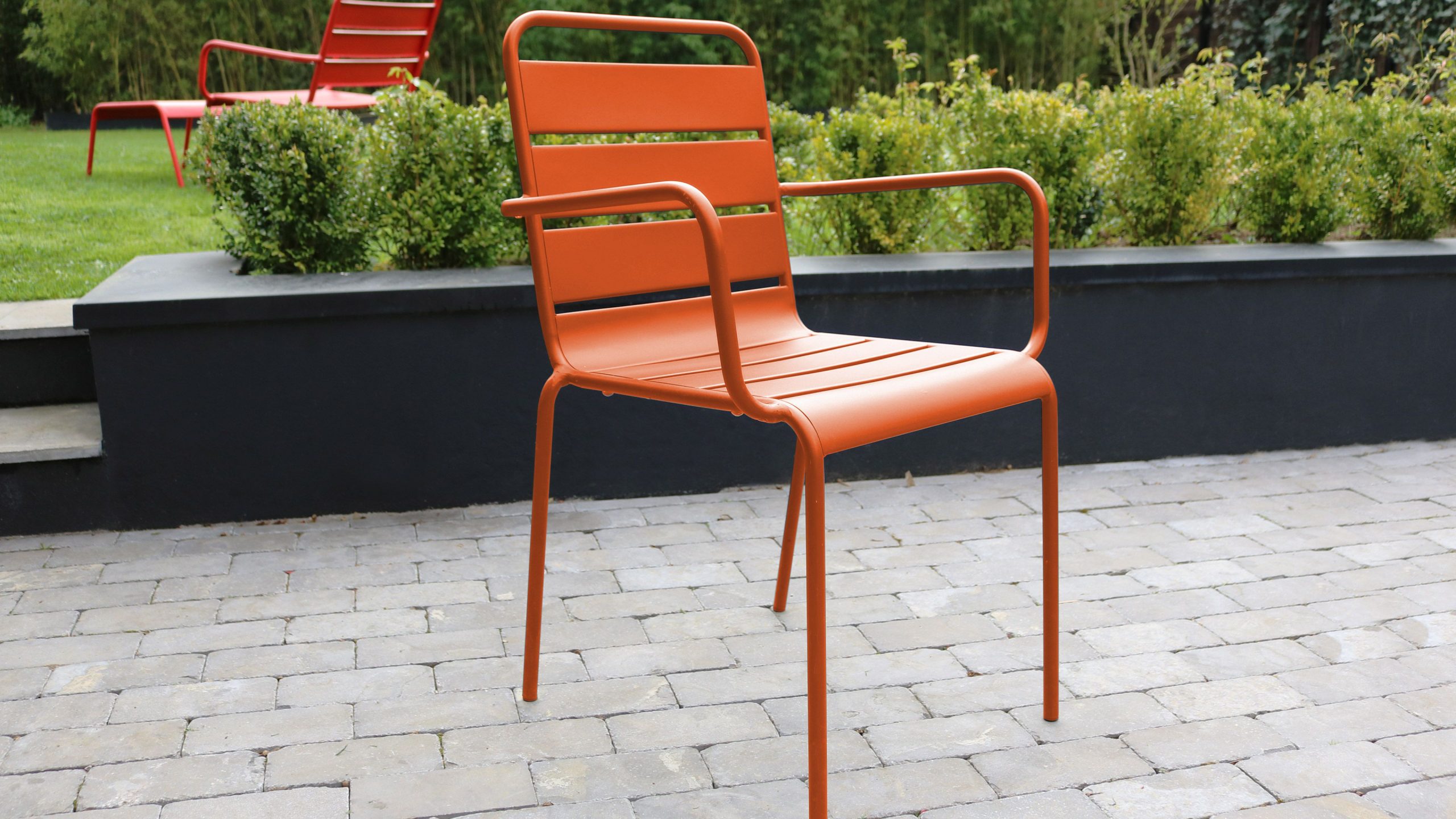 Salon De Jardin Metal Table Et Fauteuils pour Meuble Jardin Metal