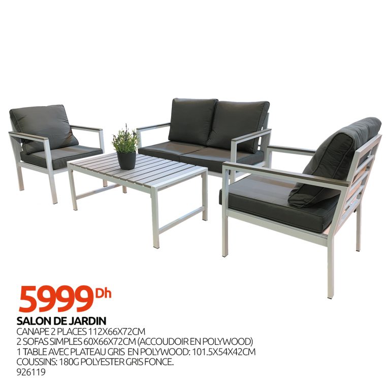 Salon De Jardin Mr. Bricolage Maroc intérieur Salon De Jardin