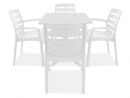 Salon Jardin Plastique Table Et Chaises encequiconcerne Salon De Jardin Plastique Blanc