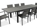 Salon Table De Jardin Extensible 10 Places dedans Salon De Jardin En Aluminium Avec Rallonge