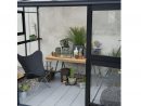 Serre Adossée En Verre Trempé Veranda Anthracite 4.4 M² + Embase - Juliana dedans Serre De Jardin Adossée Au Mur