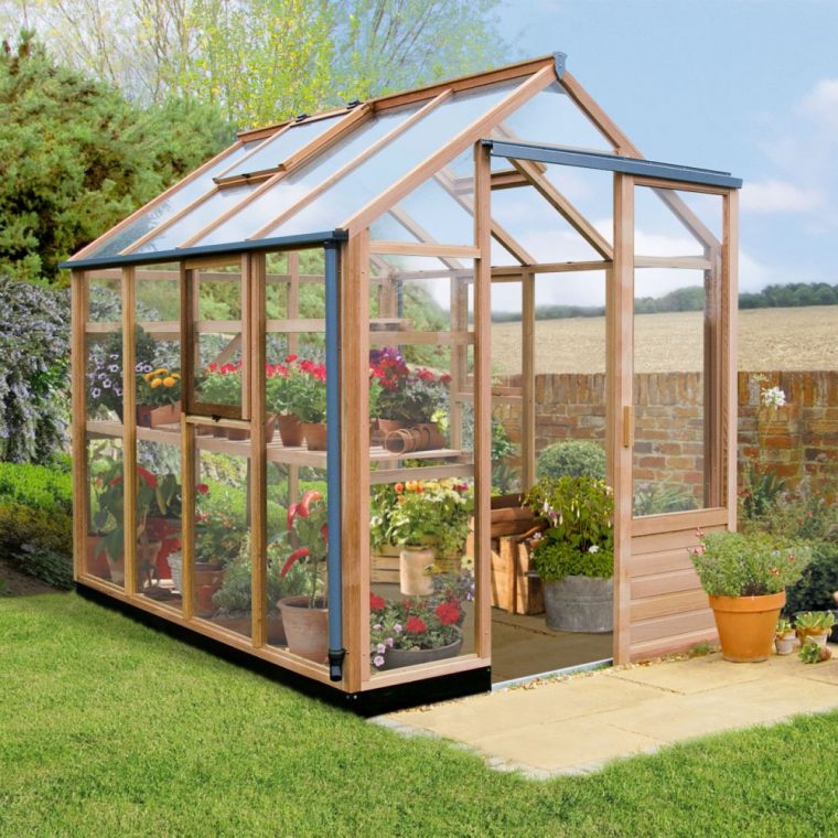 Serre De Jardin En Bois Et Verre Trempé Classic 4.4M² Hors Tout Cèdre Rouge Juliana dedans Serres De Jardin En Verre Serre De Jardin En Bois Et Verre Trempé Classic 4.4M² Hors Tout Cèdre Rouge Juliana dedans Serres De Jardin En Verre