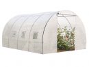 Serre De Jardin Tunnel 12 M² Blanche Translucide 3X4 M Idmarket tout Serre De Jardin 12M2