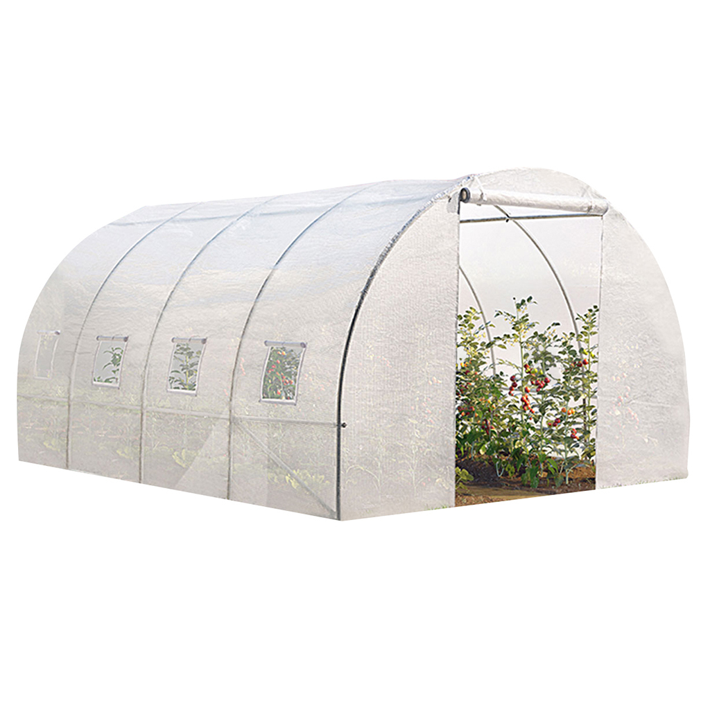 Serre De Jardin Tunnel 12 M² Blanche Translucide 3X4 M Idmarket tout Serre De Jardin 12M2