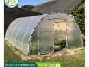 Serre Tunnel De Jardin Semi-Pro De 28M² Avec 2 Portes serapportantà Serre De Jardin Professionnel