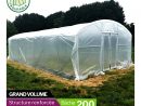 Serre Tunnel Pro 50M² Avec 2 Doubles-Portes à Serre De Jardin Professionnel