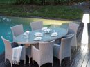 Soldes Salon De Jardin Delamaison, Salon Jardin 6 Places ... tout Mobilier De Jardin Soldes