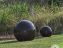 Sphère Granit 40Cm destiné Boule Deco Jardin