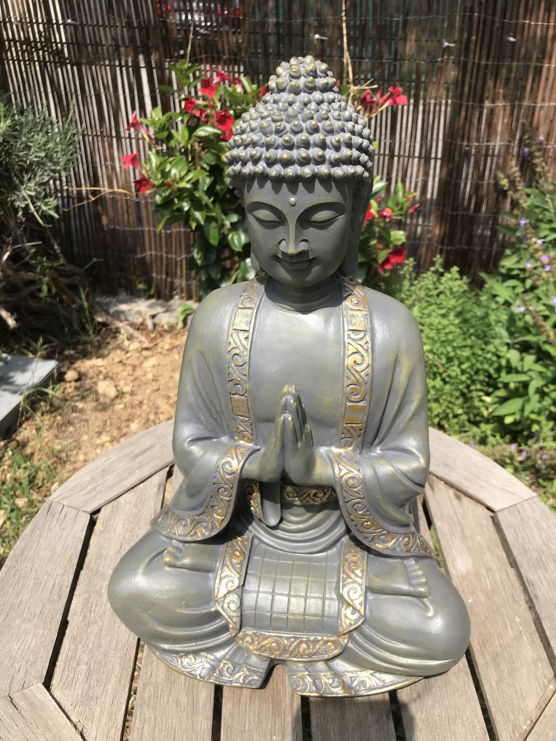 Statue Bouddha En Méditation Grand Format | Statue Bouddha ... concernant Statut De Jardin