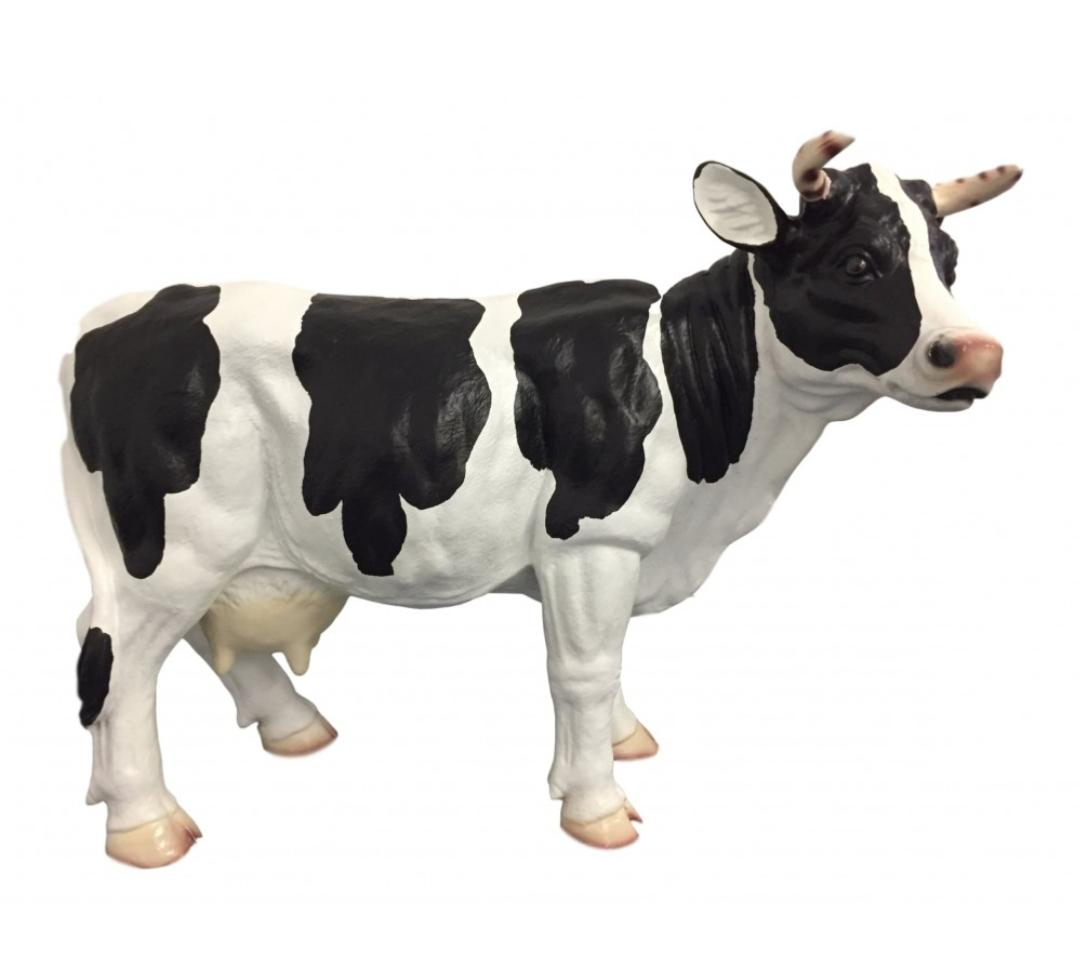 Statue Vache En Résine L-50 Cm intérieur Vache En Resine Pour Jardin