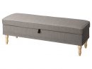 Stocksund Banquette - Nolhaga Gris-Beige, Brun Clair/bois pour Banc Coffre Jardin Ikea