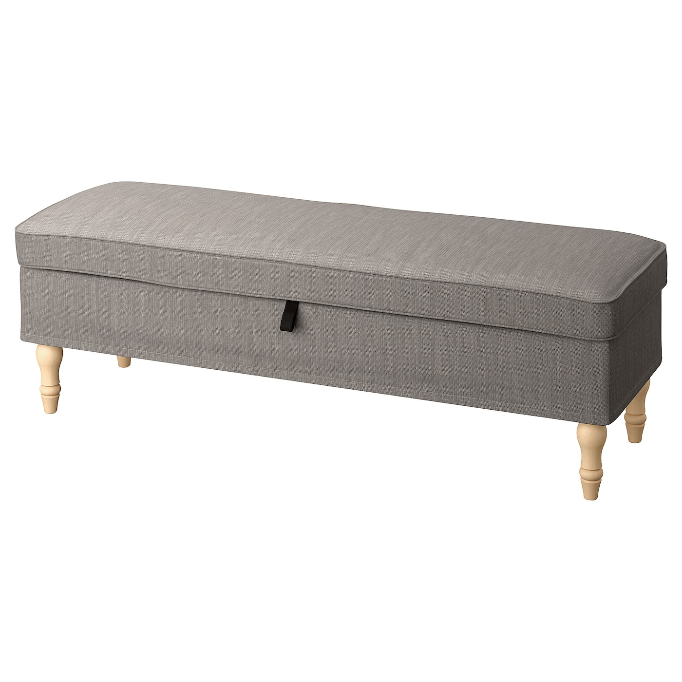 Stocksund Banquette - Nolhaga Gris-Beige, Brun Clair/bois pour Banc Coffre Jardin Ikea