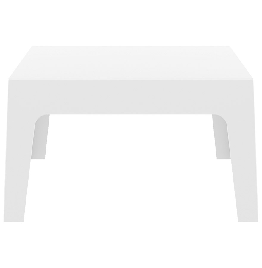 Table Basse 'marto' Blanche En Matière Plastique pour Table Basse De Jardin En Plastique