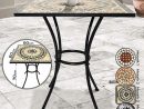 Table De Jardin En Mosaïque - Carrée (L/l/h) 60X60X70 Cm ... concernant Salon Jardin Mosaique