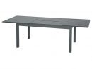 Table De Jardin Extensible Azua - Aluminium - 10 Personnes - Gris Ardoise concernant Table De Jardin Grise