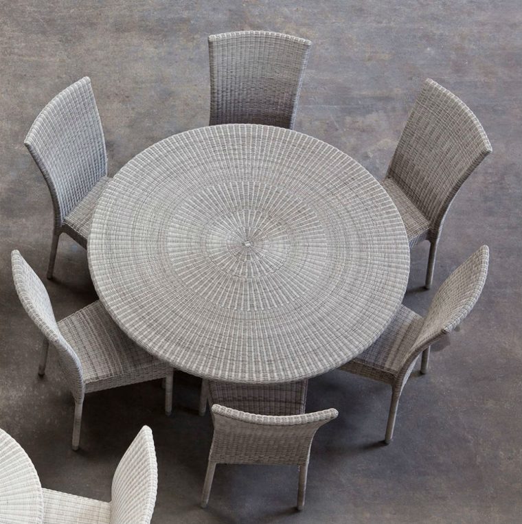 Table De Jardin Ronde 130 Cm En Résine Tressée destiné Tables De Jardin Rondes Table De Jardin Ronde 130 Cm En Résine Tressée destiné Tables De Jardin Rondes