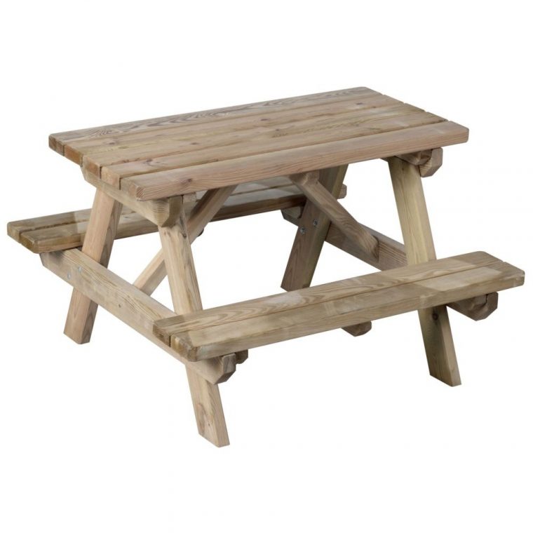 Table De Pique-Nique Enfant Bois à Table Jardin Bois Enfant