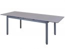 Table Extensible Aluminium Gris Espace / Hpl Gris Céramique ... à Vente Privee Table De Jardin