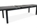 Table Jardin Extensible Rallonge Aluminium 256/320Cm 12 Places avec Salon De Jardin En Aluminium Avec Rallonge