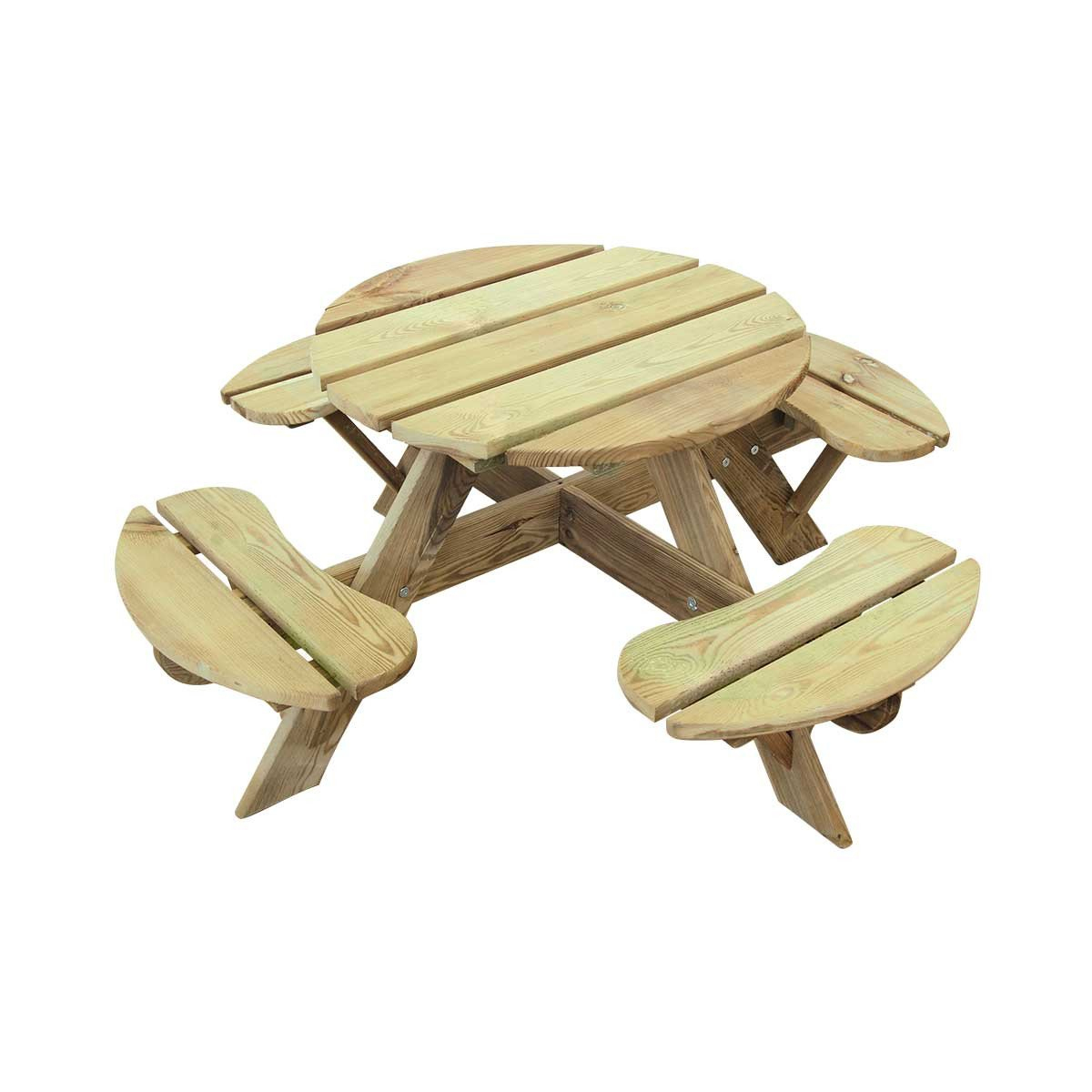 Table Pique-Nique Ronde Pour Enfant 4 Places - Achat/vente ... avec Table De Jardin Pour Enfant