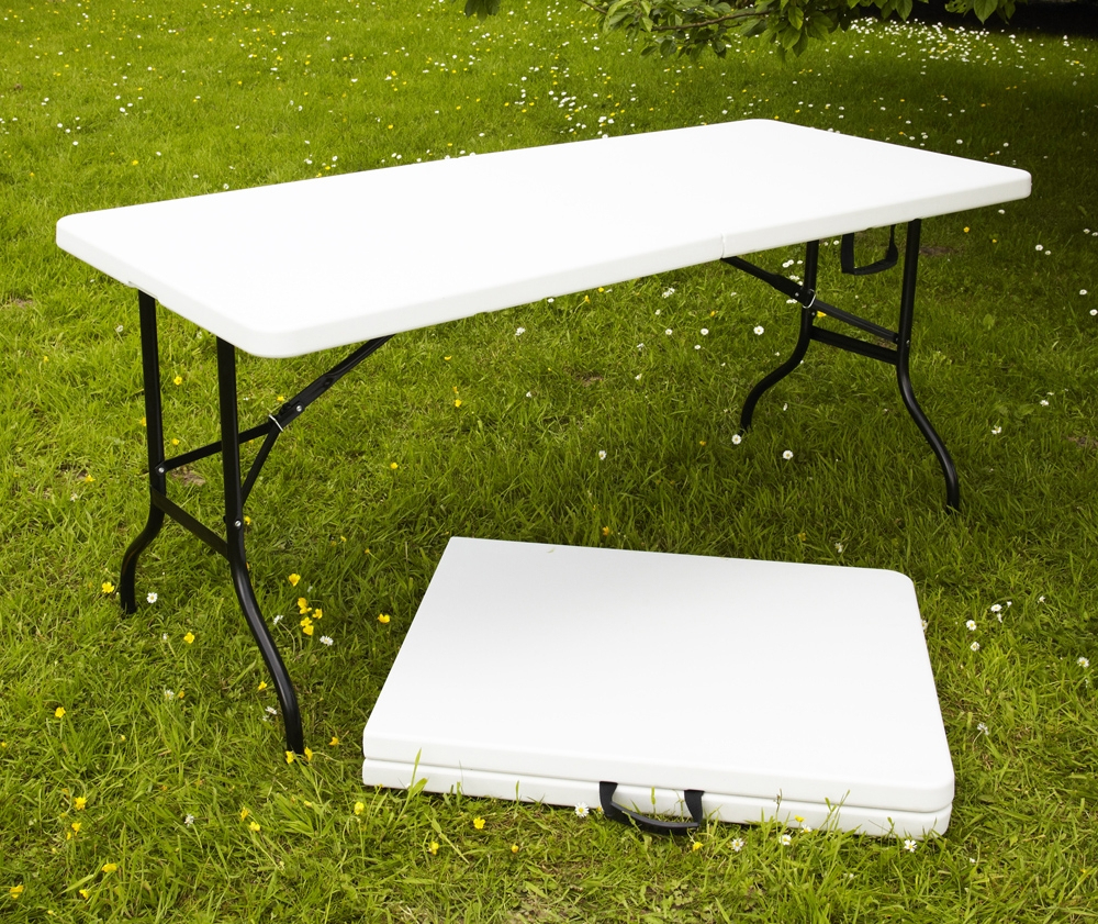Table Pliante Multi-Usage 180X75X74Cm encequiconcerne Table De Jardin Pas Cher En Plastique Leclerc