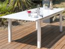 Table Salon De Jardin Extensible En Aluminium Pour 8 Personnes Dcb Garden  Mykonos destiné Table De Jardin En Aluminium Extensible