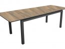 Table Urban Hpl Bois L.180/240 X L.90 X H.74 Cm serapportantà Table Jardin Jardiland