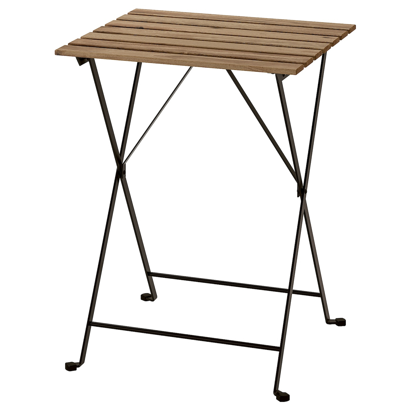 Tärnö Table, Extérieur - Noir, Teinté Brun Clair Teinté Gris Brun 55X54 Cm destiné Ikea Table Pliante Jardin