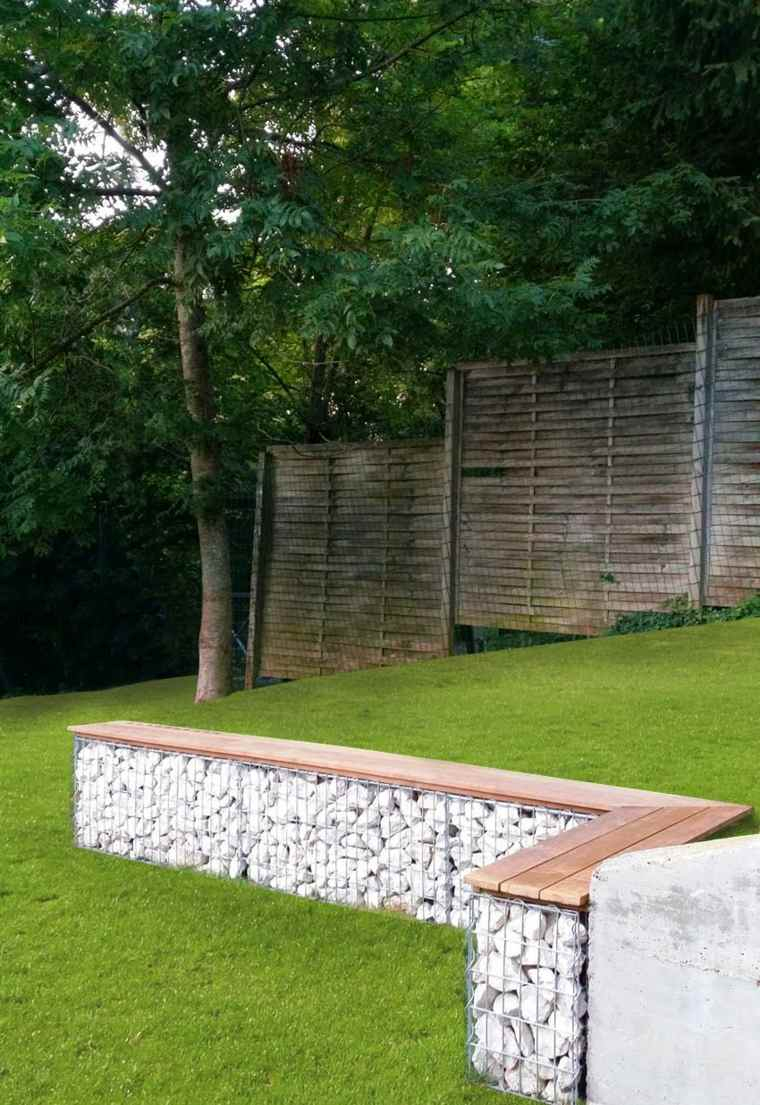 Tendance Gabion Déco En 24 Exemples Pour L'extérieur à Gabion Deco Jardin