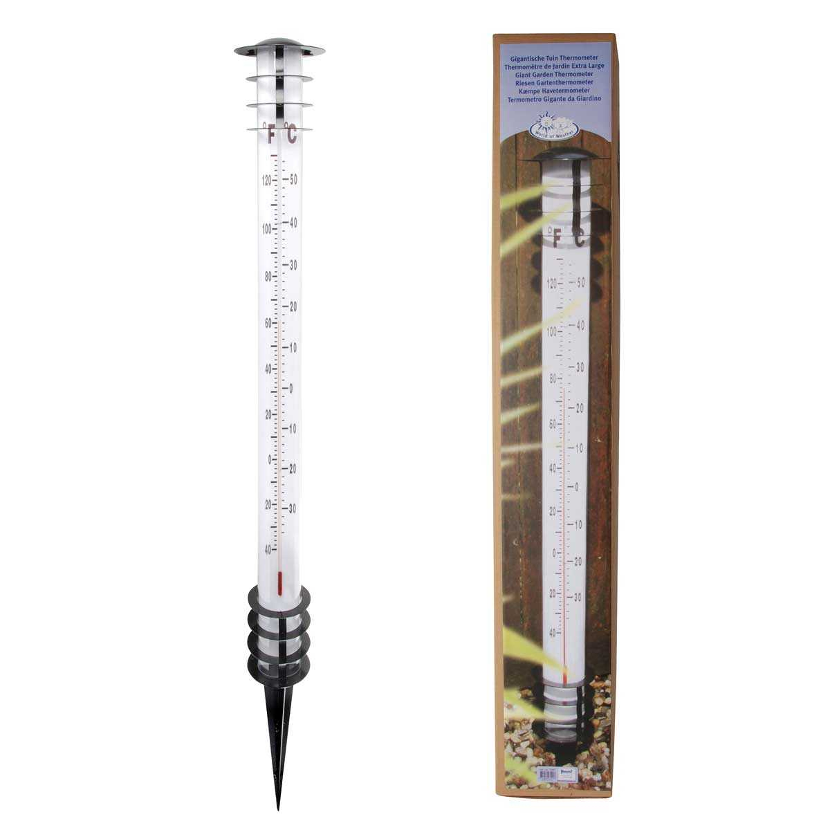 Thermomètre De Jardin Extra-Large À Planter 114Cm encequiconcerne Thermometre De Jardin