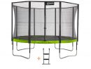 Trampoline &quot;punchi 360 Aloe&quot; - Filet + Échelle - 4 Pieds ... dedans Trampoline Habitat Et Jardin