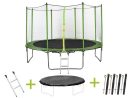 Trampoline &quot; Yoopi &quot; - Ø 3.65 M - Avec Filet + Échelle + ... encequiconcerne Trampoline Habitat Et Jardin