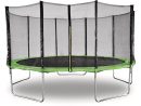 Trampoline &quot; Yoopi &quot; - Ø 4.60 M - Vert - Avec Filet + ... destiné Trampoline Habitat Et Jardin