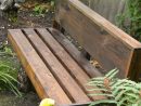 Un Banc De Jardin En Bois Diy | Shake My Blog serapportantà Comment Fabriquer Un Banc De Jardin