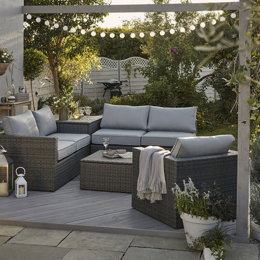 Un Salon De Jardin En Rotin, Ikea | Salon De Jardin, Coin ... concernant Meubles De Jardin Ikea