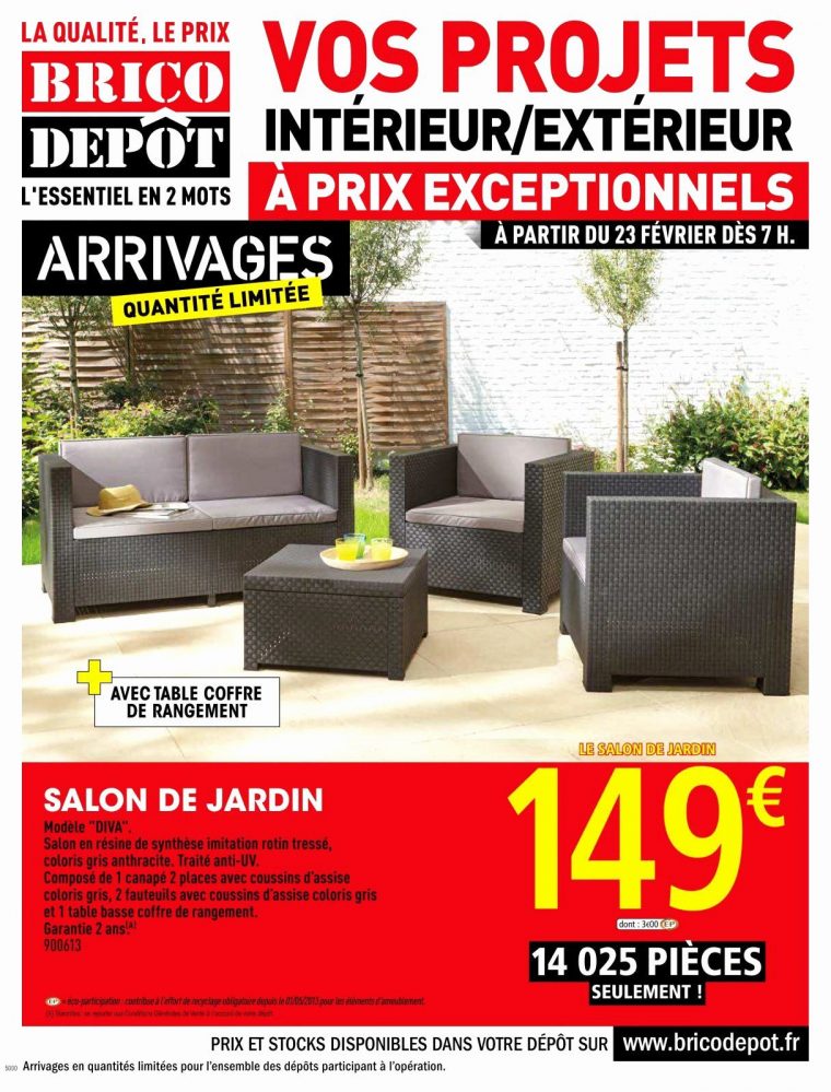 Unique Promo Salon De Jardin Brico Depot | Outdoor Furnit ... destiné Table De Jardin Brico Depot